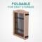 Arf Pets Freestanding Dog Gates, 6-Panel Extension, 360° Foldable Dog Gate 120"Wx31.5"H - Walnut